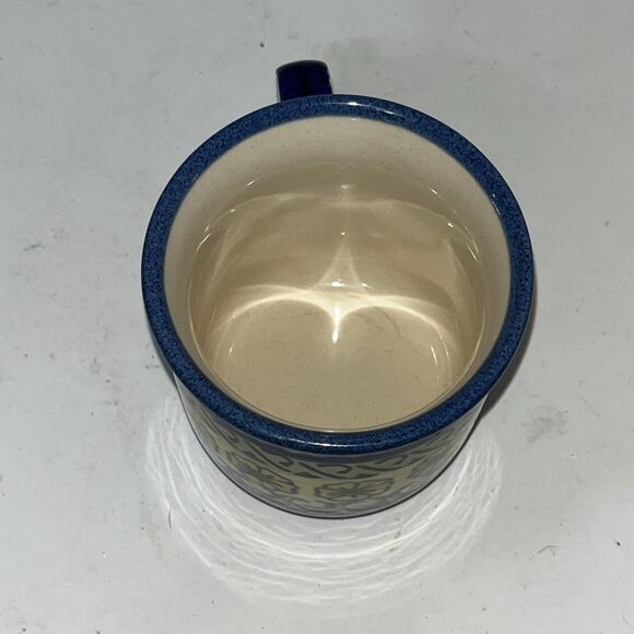 Vintage Polish Pottery Coffee Tea Mug Unikat L. Burnkka Hand Made - Picture 6 of 6